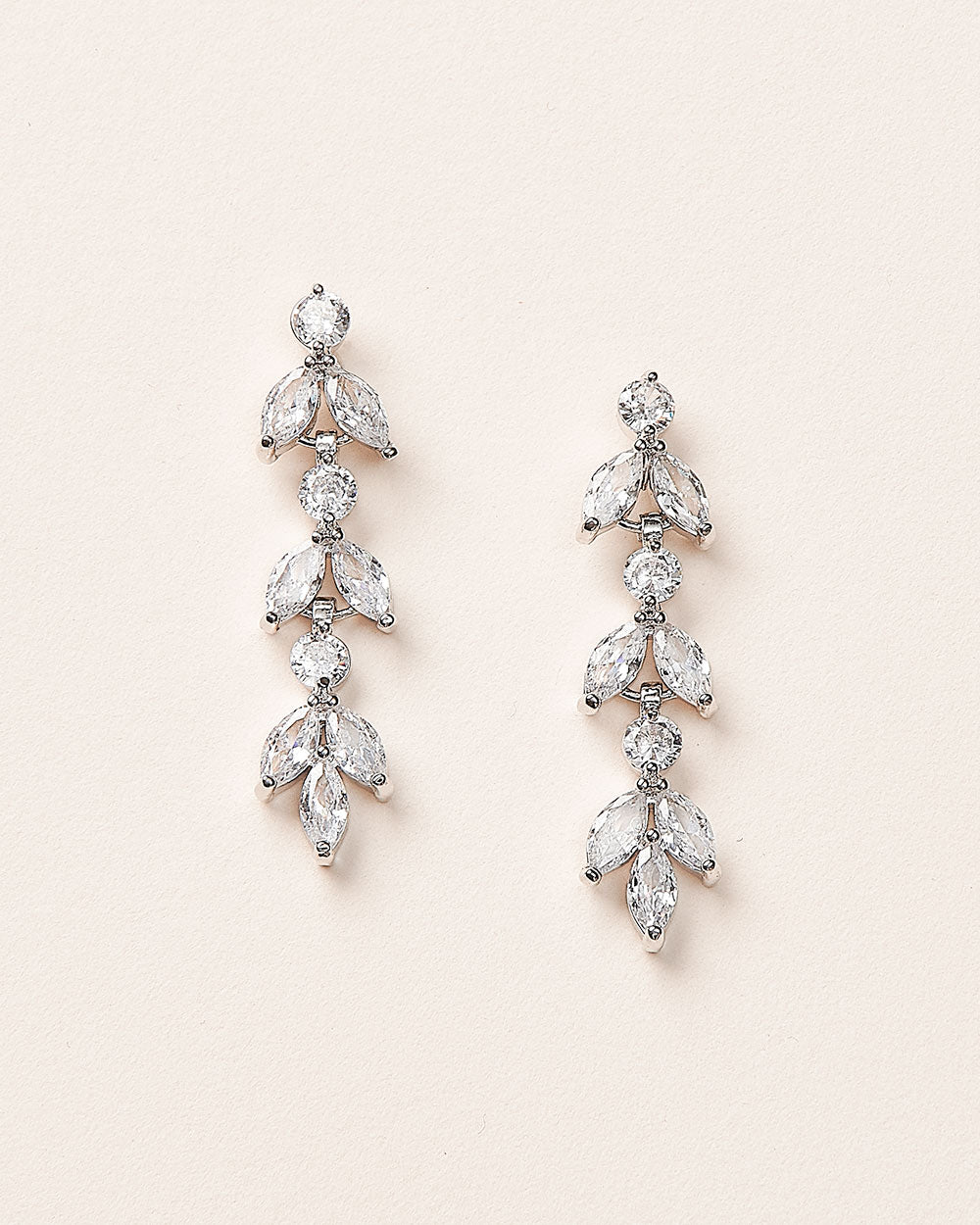 CZ Wedding Earrings