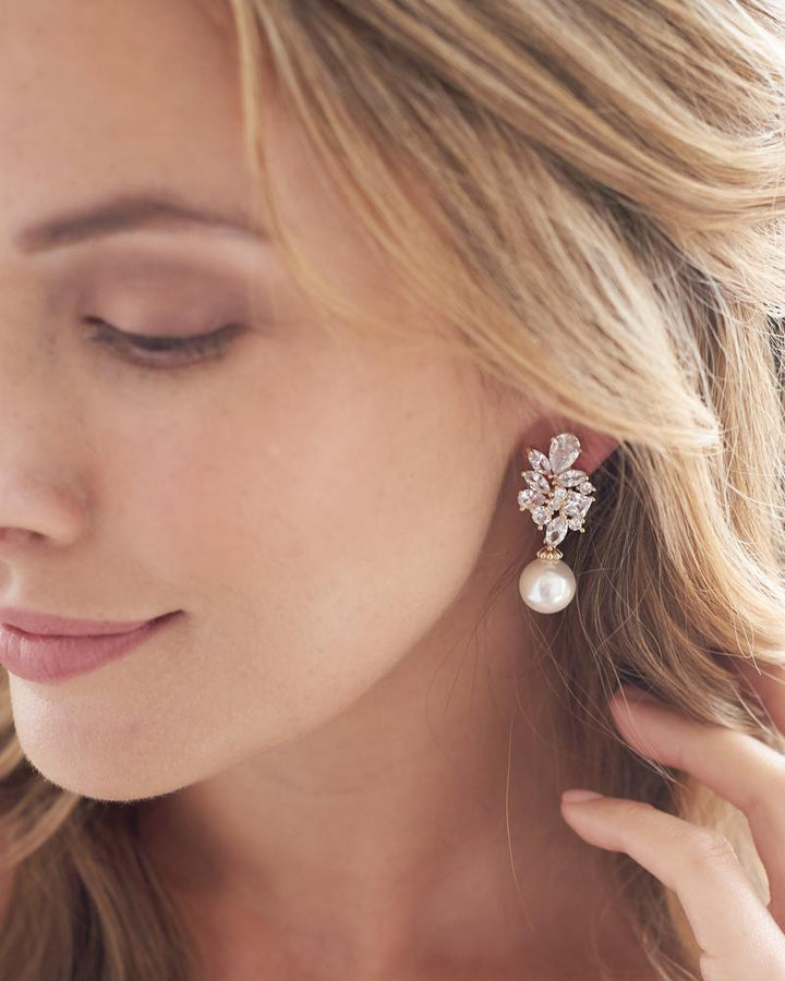 Pearl Wedding Earrings