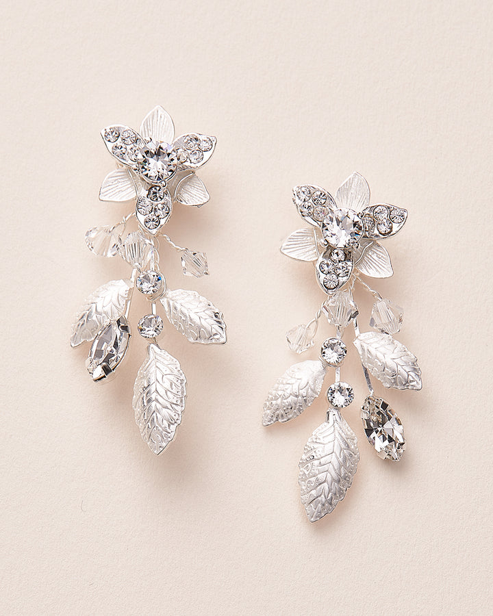 Floral Wedding Earrings
