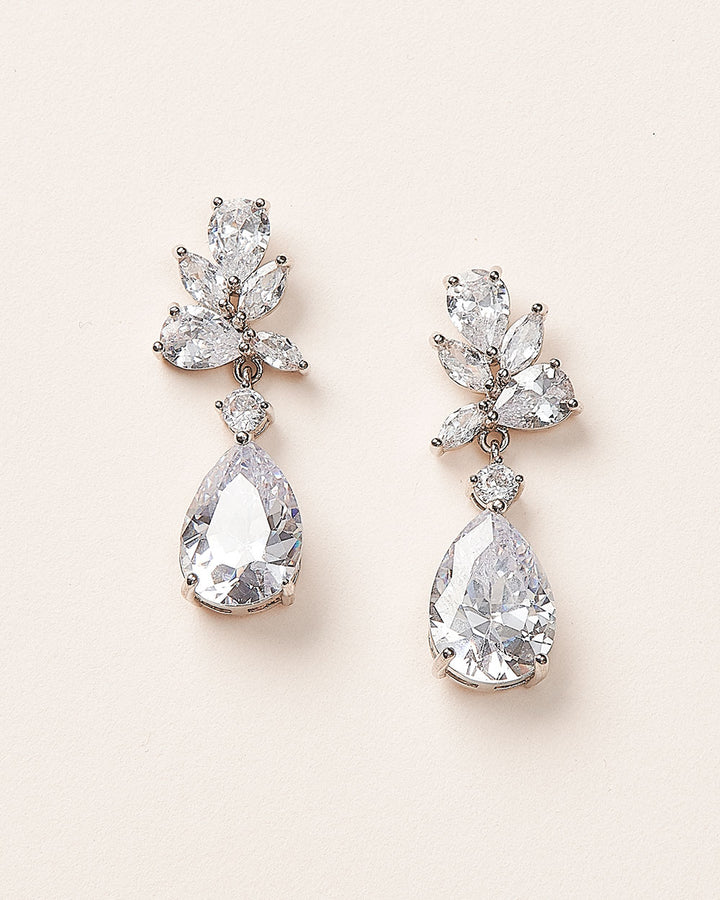 CZ Wedding Earrings