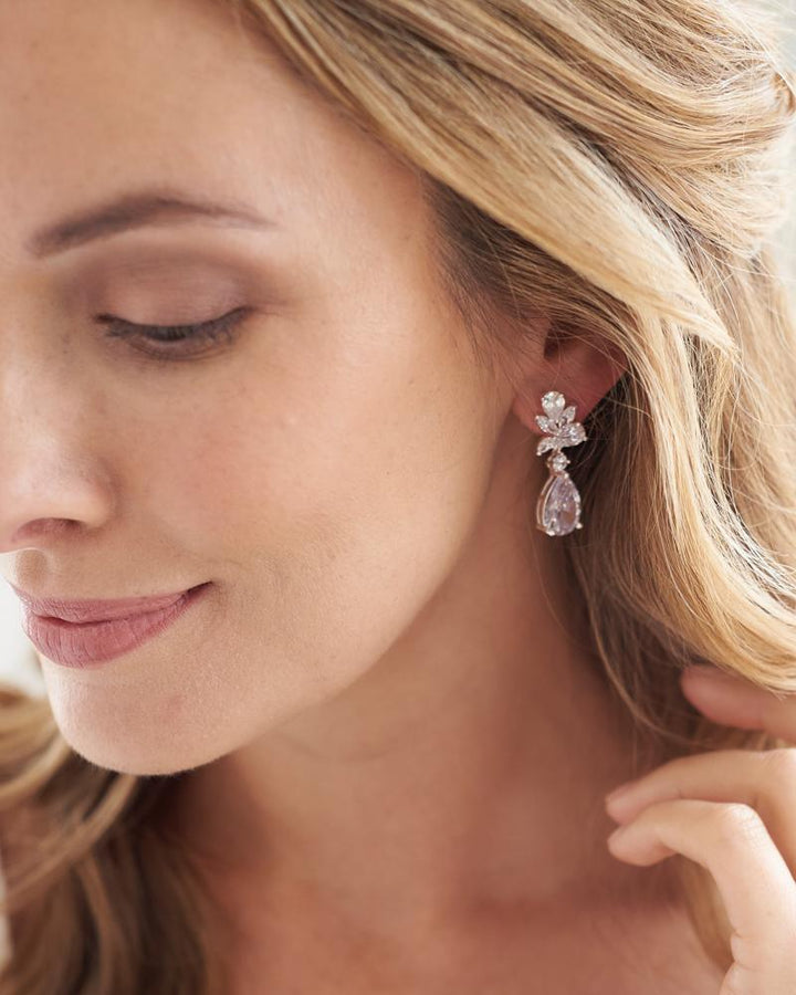 CZ Dangle Earrings