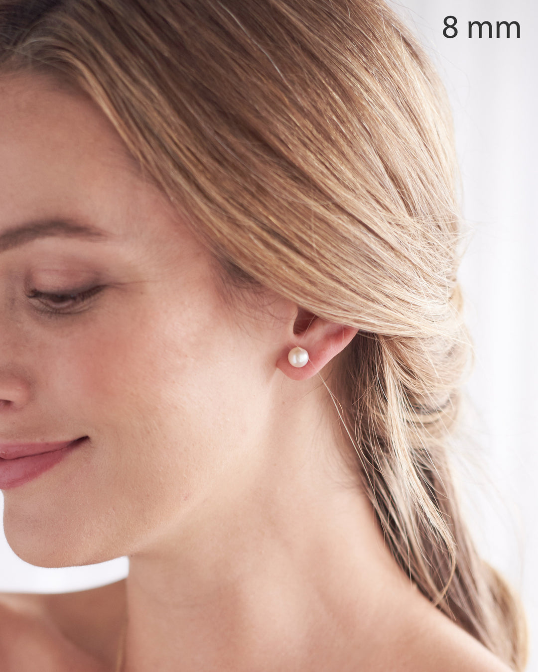 Bridal Pearl Stud Earrings