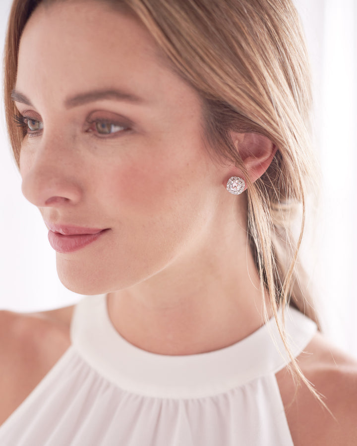 Halo Stud Earrings