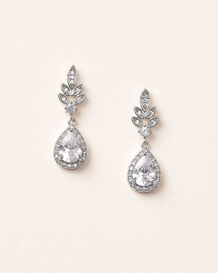 CZ Wedding Earrings