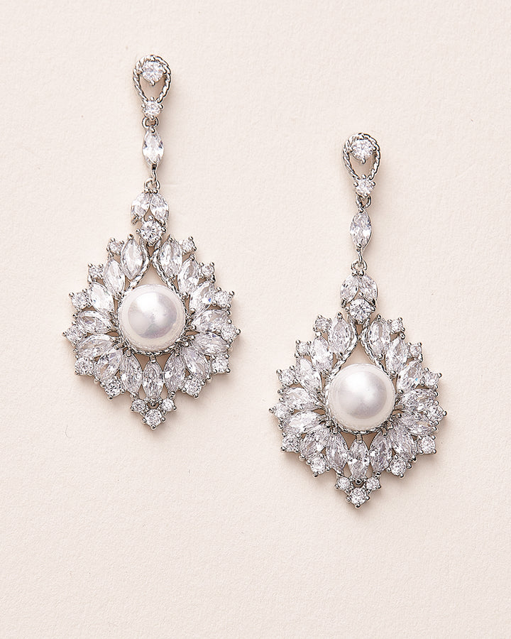 Pearl Wedding Earrings