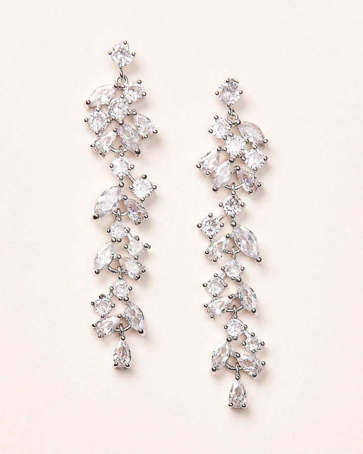 CZ Wedding Earrings