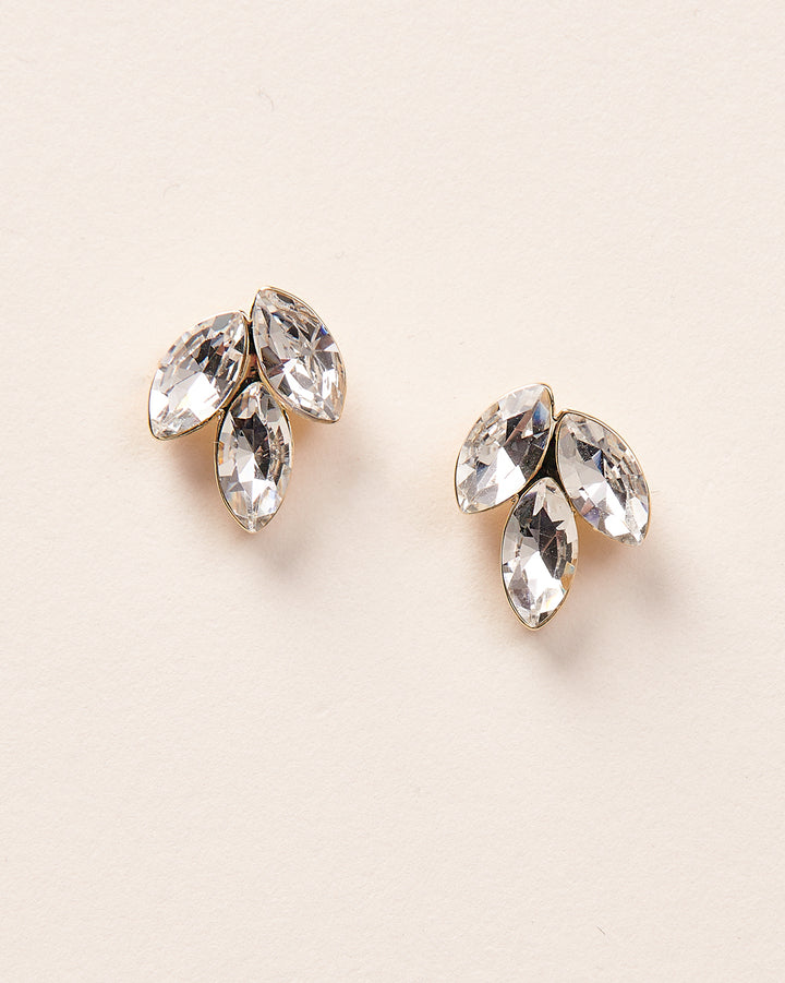 Gold Stud Earrings for Wedding
