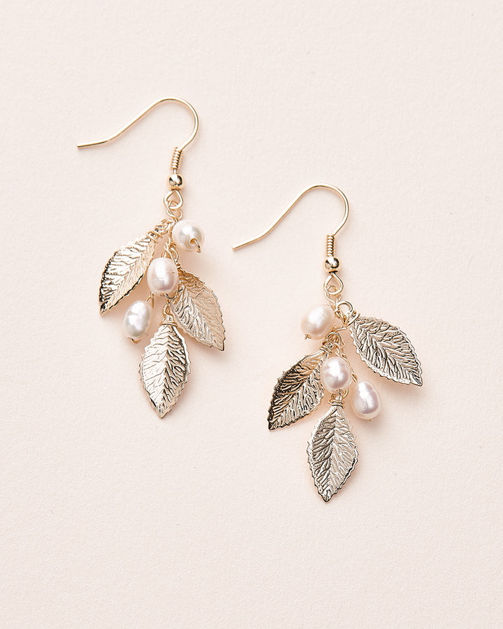 Gold Wedding Jewelry with Freshwater Pearls