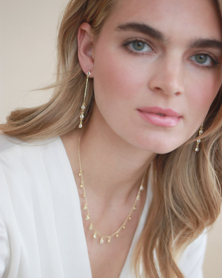 Gold Dangle Earrings