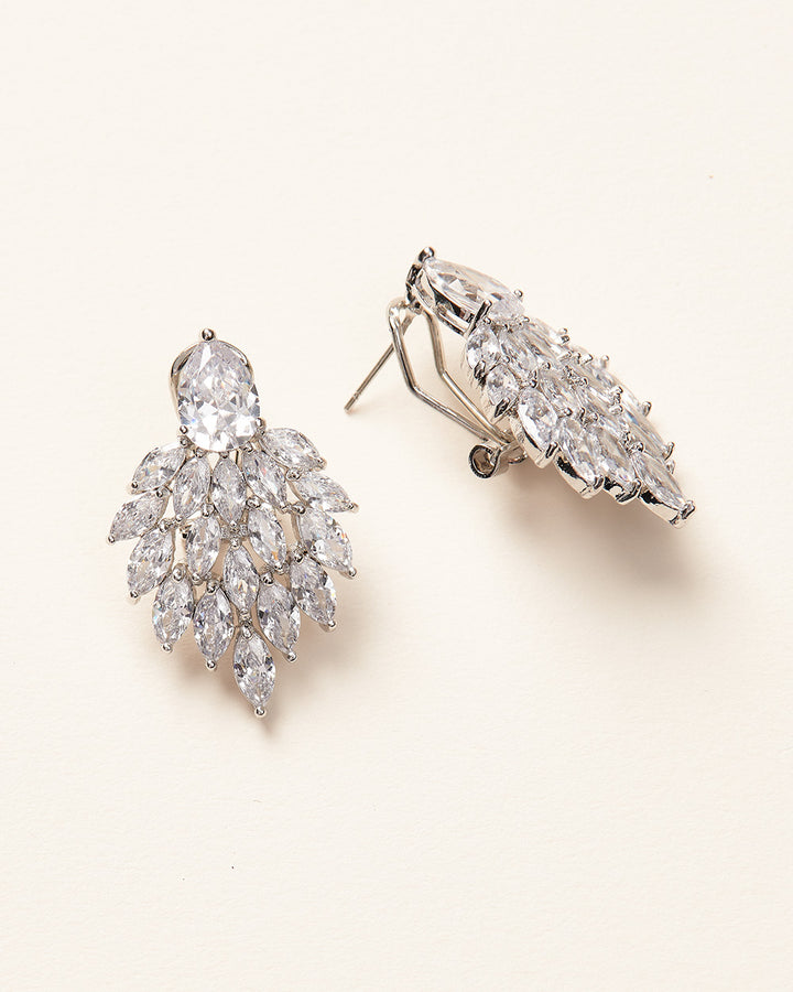CZ Wedding Earrings