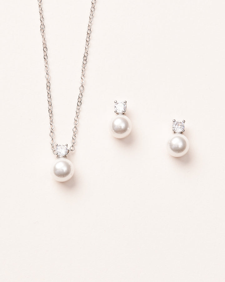 earring and necklace set for wedding