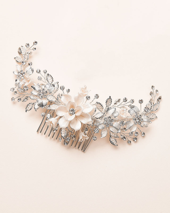 Floral Wedding Comb