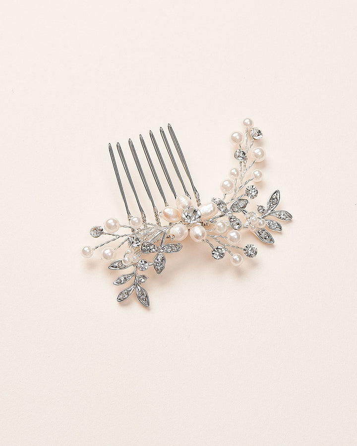 Small Pearl Wedding Comb