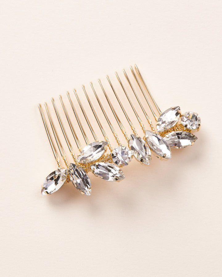 Small Gold Wedding Comb