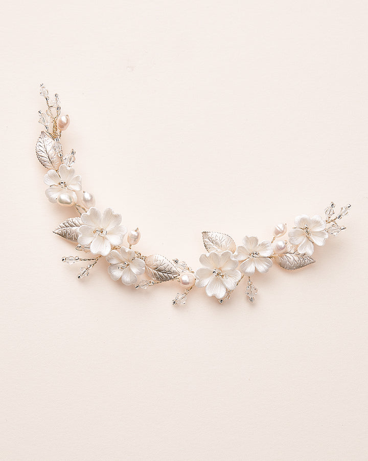 floral hair wedding accessory