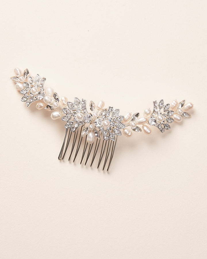 Pearl Bridal Comb