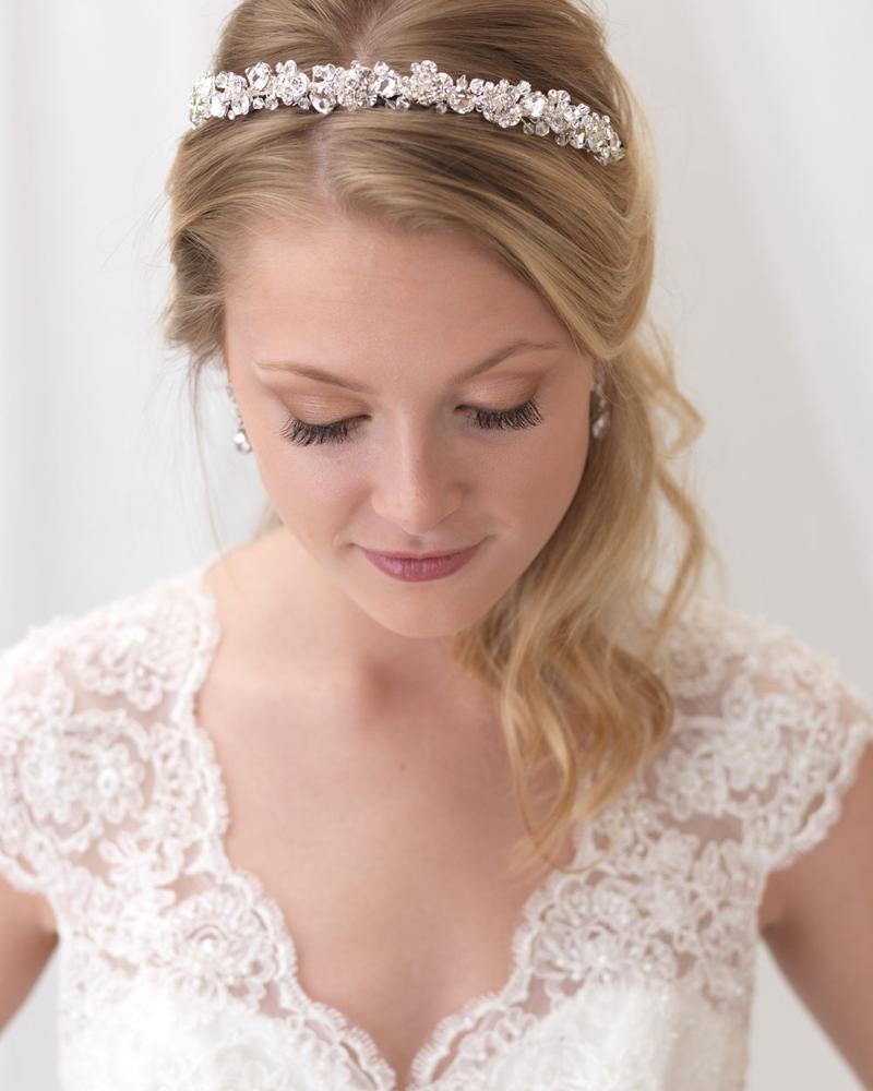 Crystal Bridal Hair Vine Rhinestone Diamond Headband Wedding Hair  Accessories 