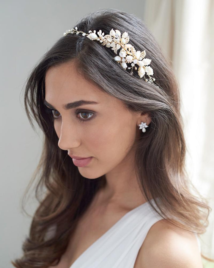 Floral Side Headband