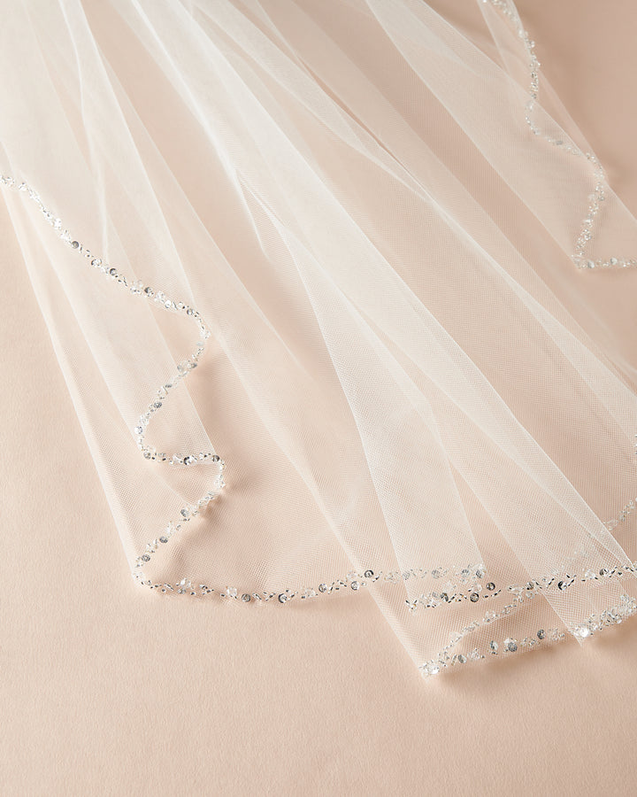 Julia Beaded Veil