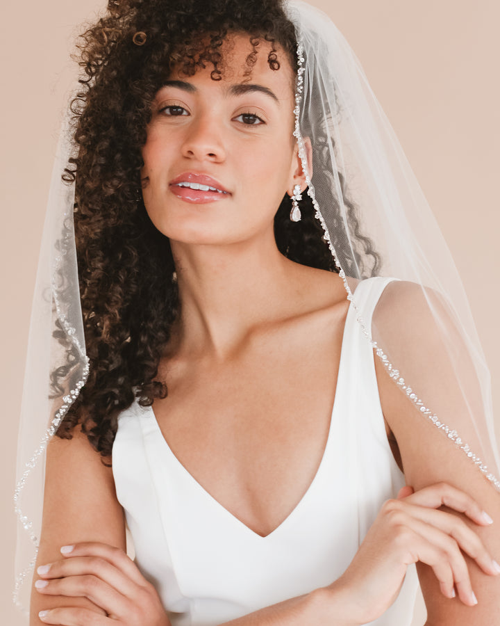 Julia Beaded Veil