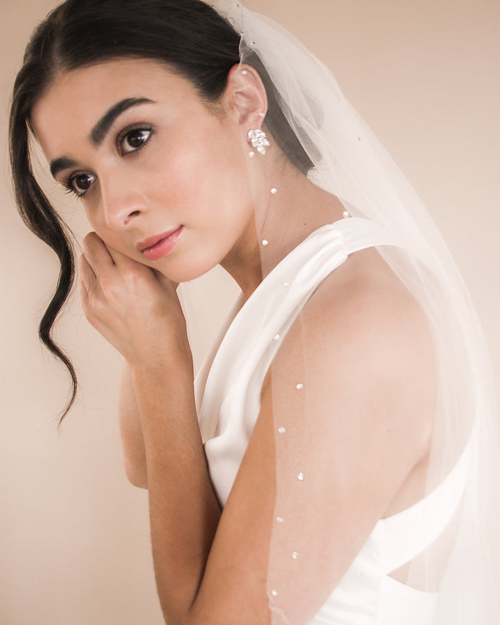 Rhinestone Wedding Veil