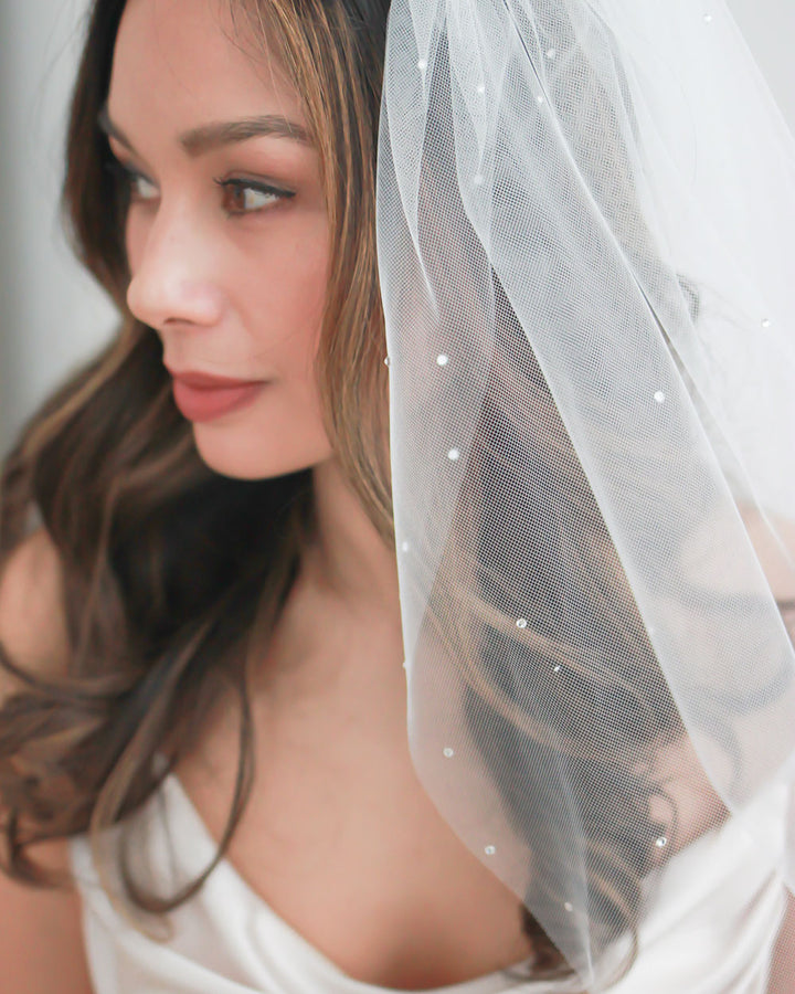 Rhinestone Wedding Veil