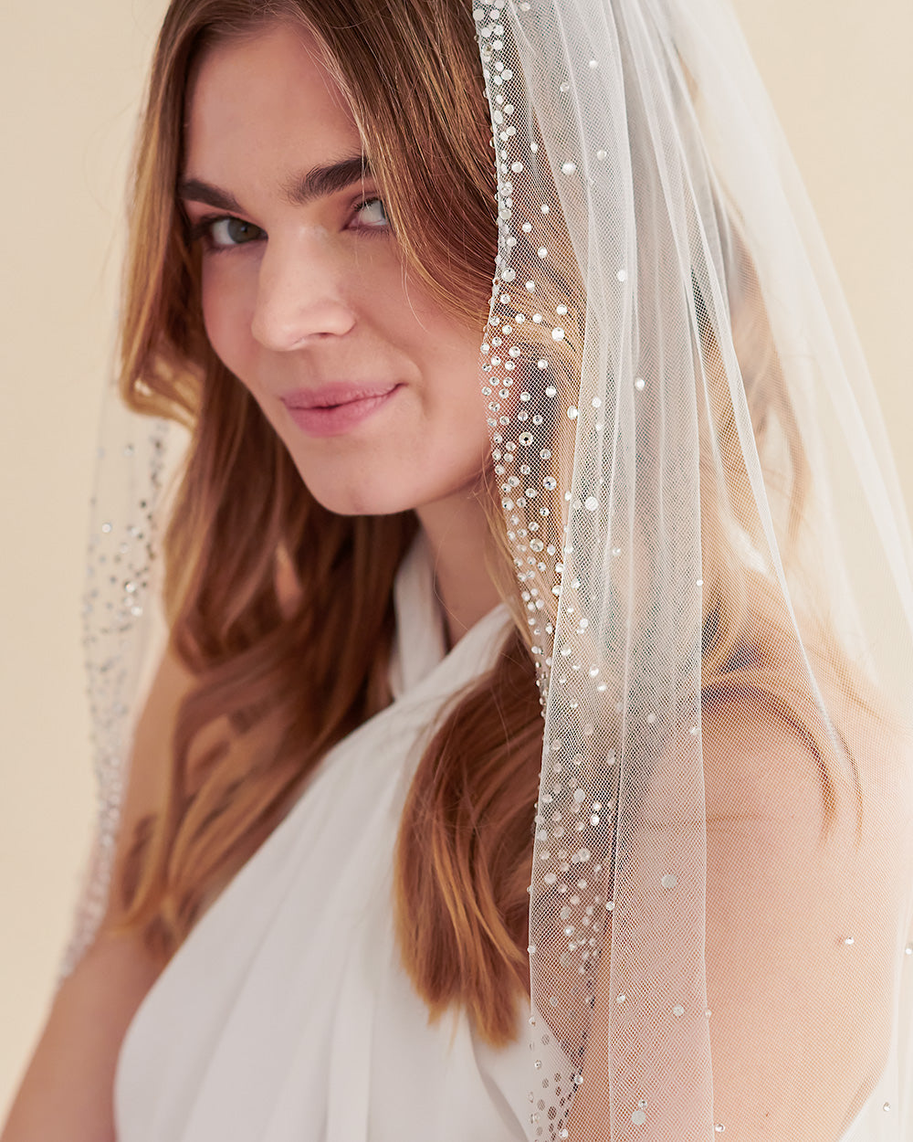 Rhinestone Wedding Veil