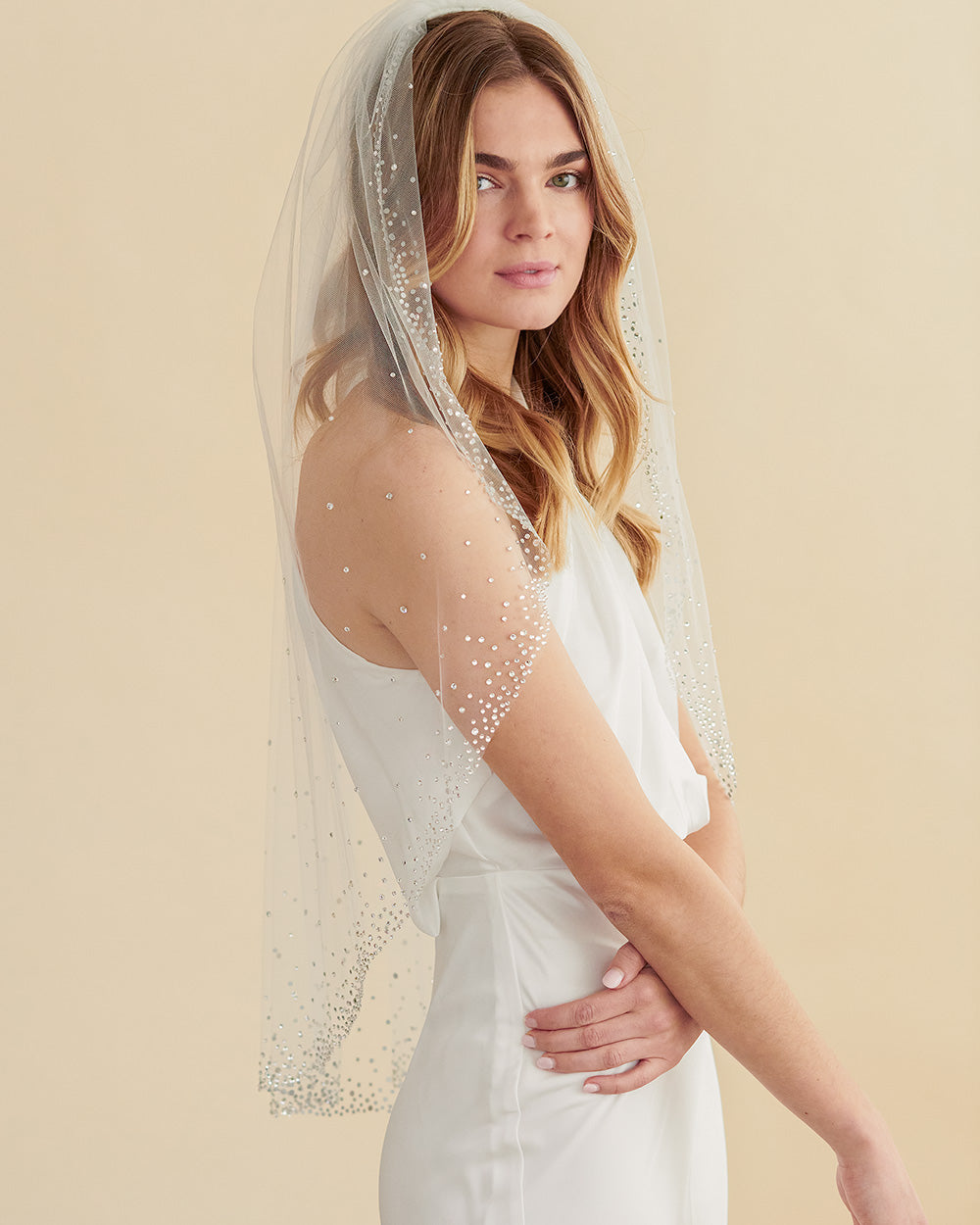 Rhinestone Veil