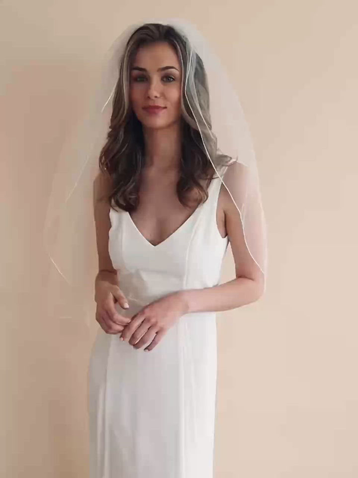 Pencil Edge Veil