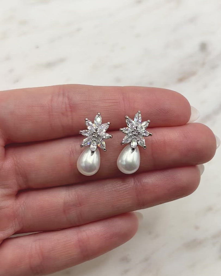 Elsie Freshwater Pearl Drop Earrings