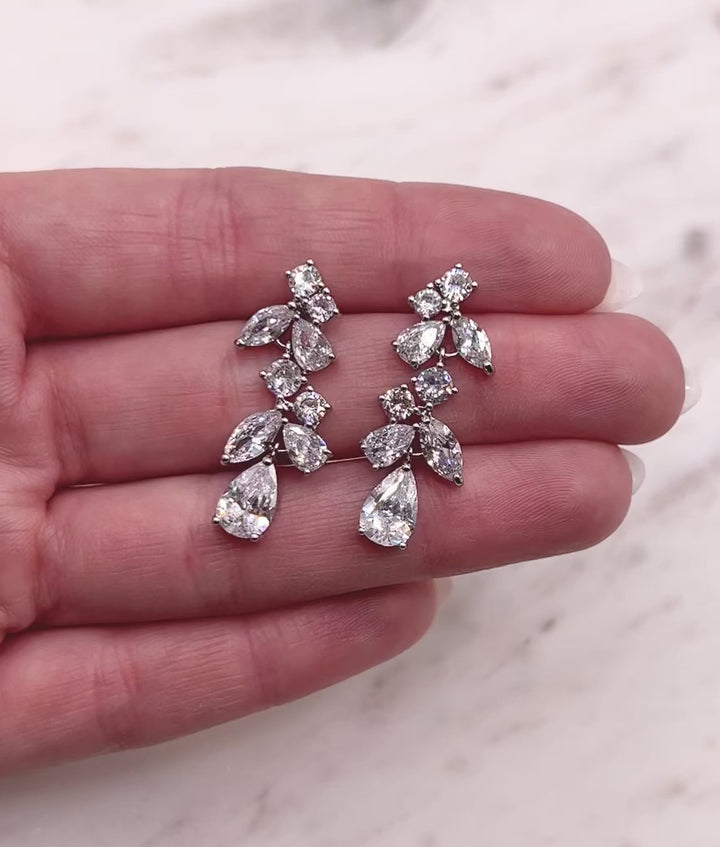 Petite Scattered Vine Earrings