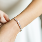 Floral CZ bracelet jewelry