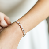Floral CZ bracelet jewelry