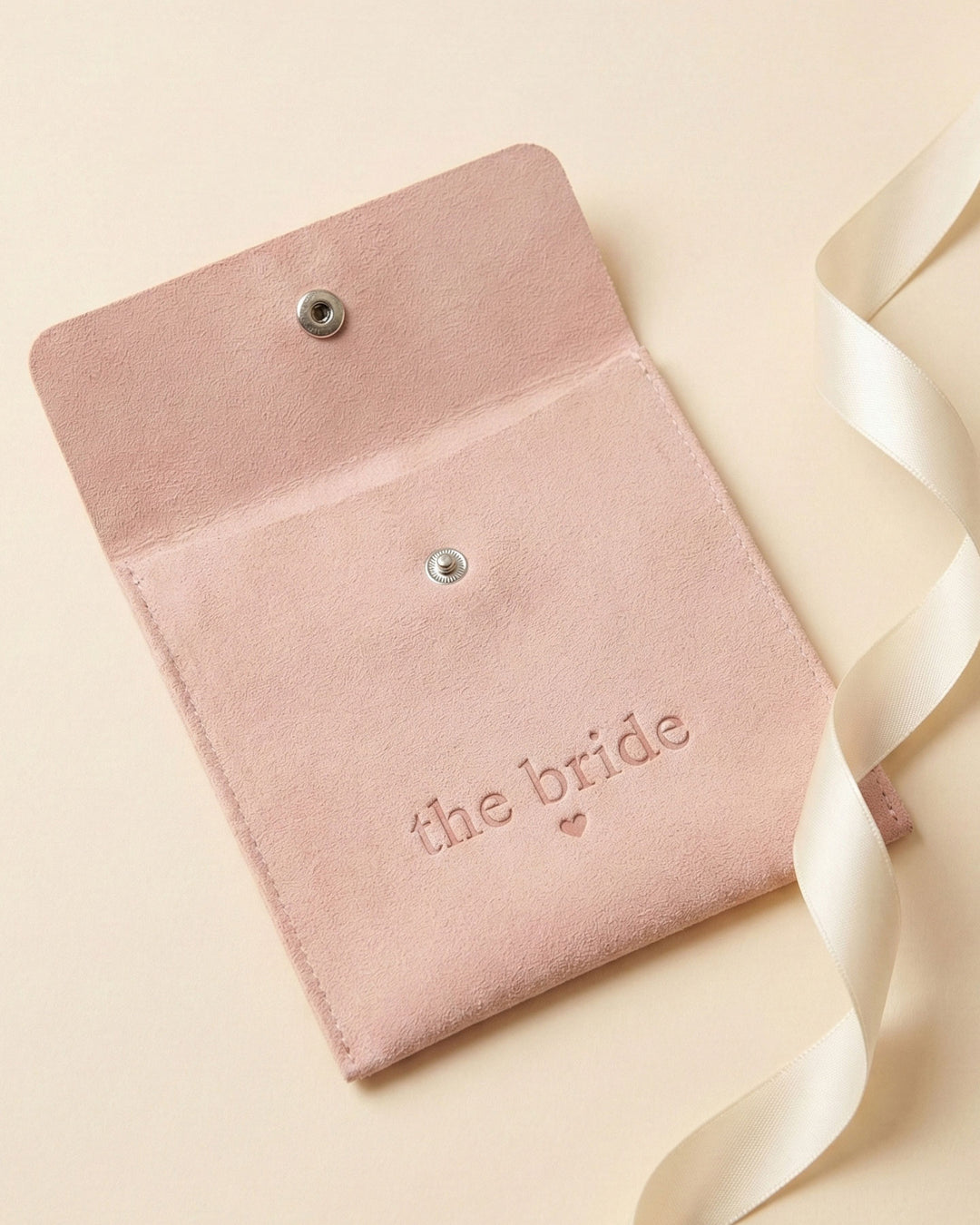 Bride Keepsake Jewelry Pouch