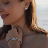 CZ stud earrings