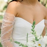 Pearl Chain Necklace for Wedding