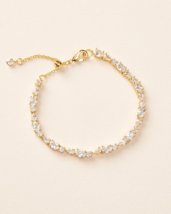 Gold CZ Bracelet
