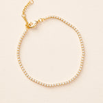 minimalist cz bracelet