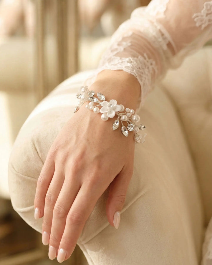 Camila Pearl Bridal Bracelet