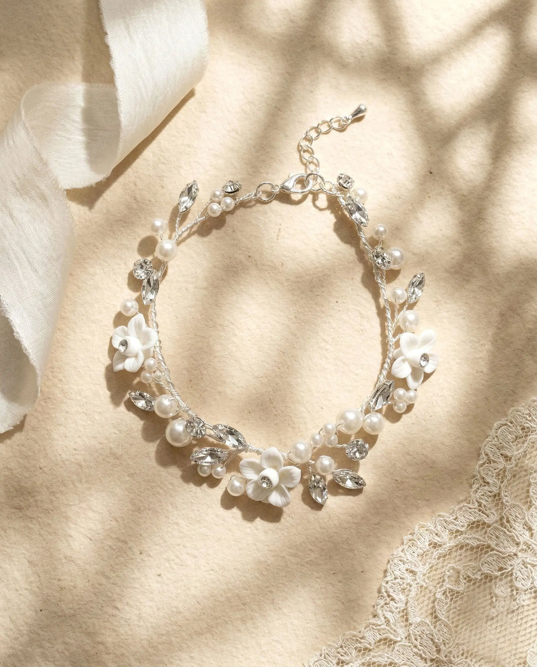 Camila Pearl Bridal Bracelet