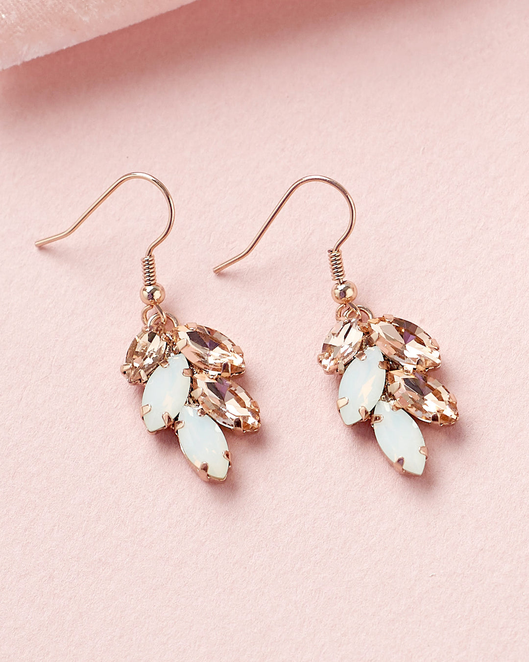 Rose Gold Dangle Earrings