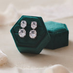 Bold CZ Dangle Earrings