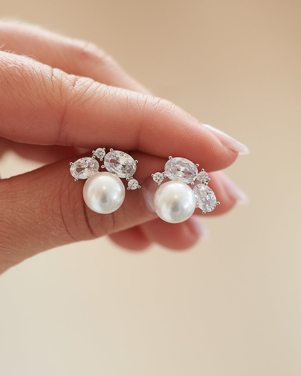 Pearl Stud Earrings