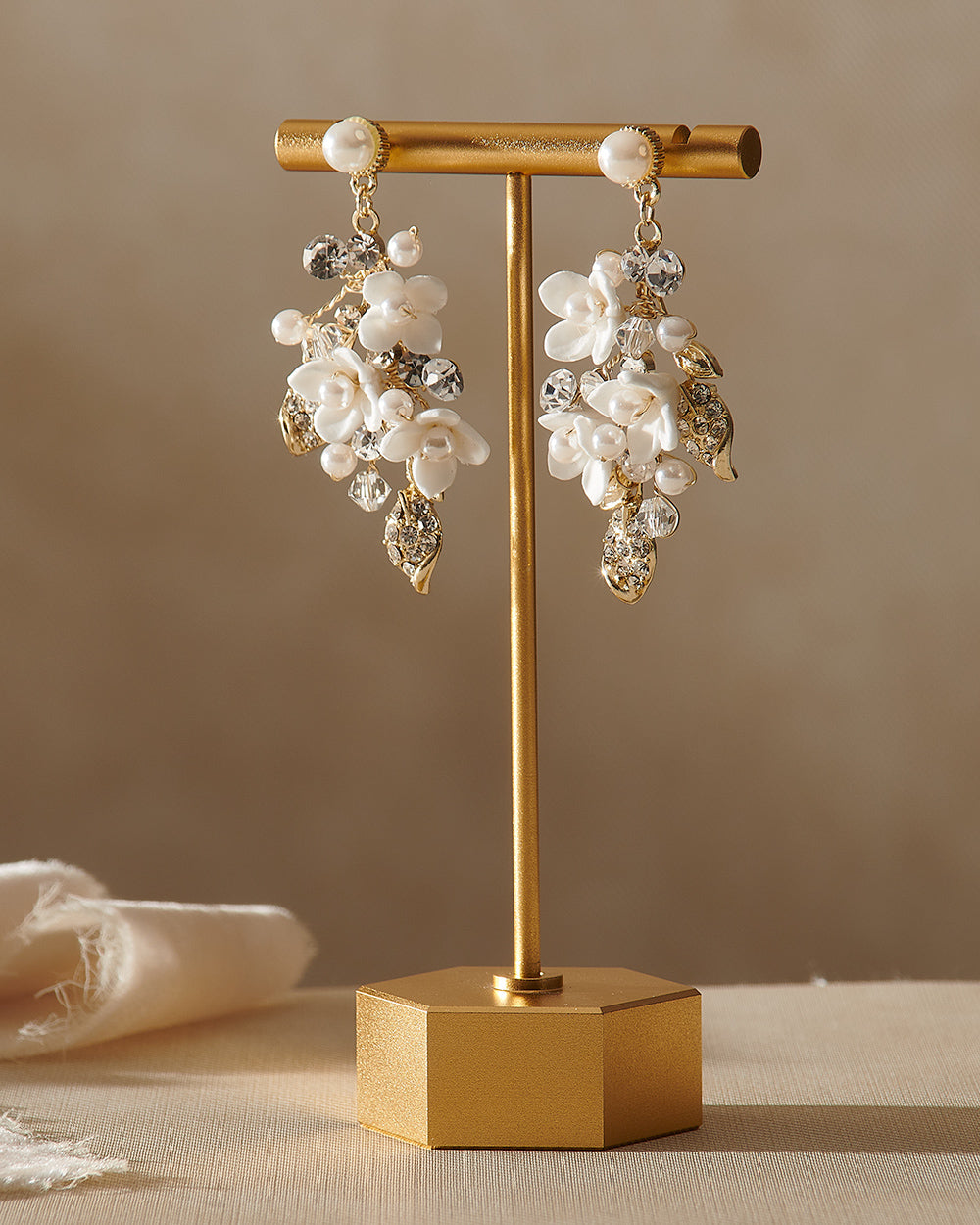 Pearl Dangle Earrings Bridal