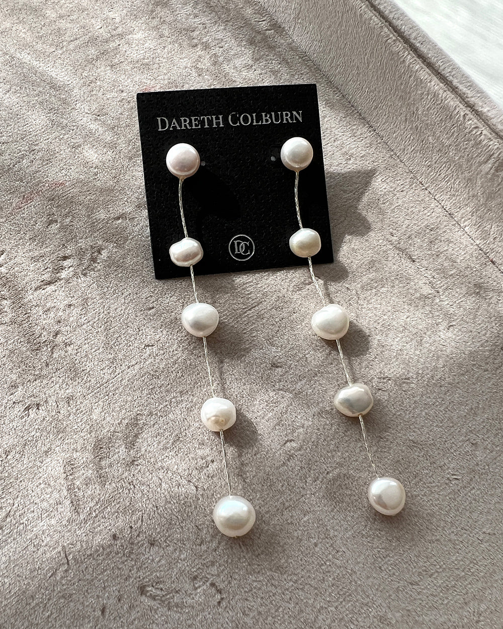 Dareth Colburn Natalie Pearl Drop Earrings