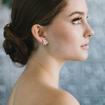 Bridal Stud Earrings Small