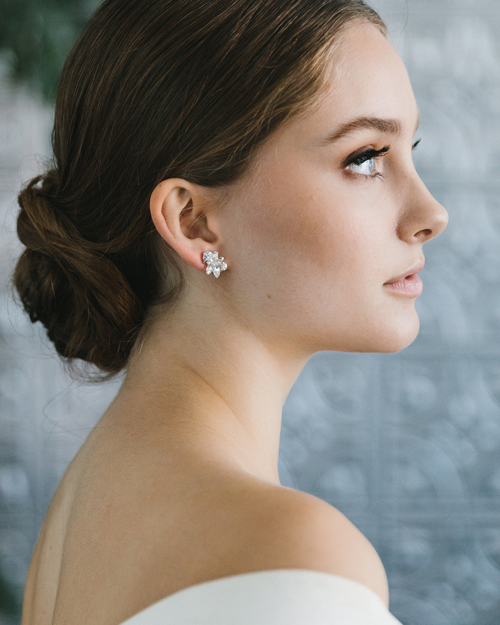 Bridal Stud Earrings Small
