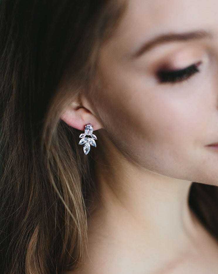 Crystal CZ Stud Wedding Earring