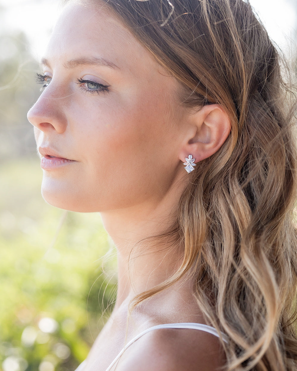Petite Modern Stud Earrings