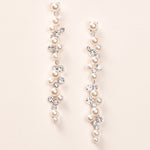 Pearl Wedding Dangle Earrings